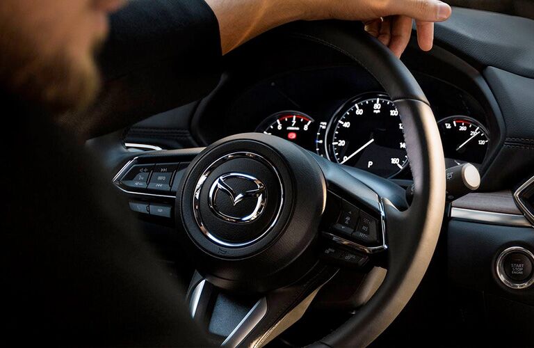 2019 CX-5 steering wheel and gauges