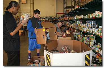 Sheehy Helps the Hungry