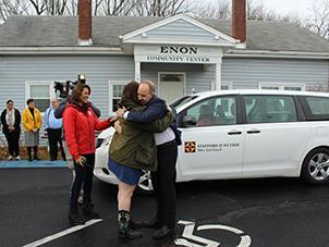 Stafford Junction Donation In Progress