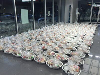 Sheehy Donated Thanksgiving Meals