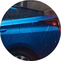 2020 Toyota Prius rear closeup