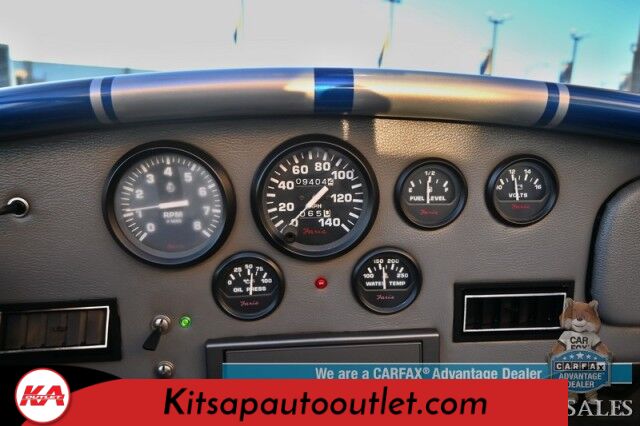 1996 Shelby Cobra Roadster / Classic Roadsters Replica / Tremec 3550 Hi Perf 5 Speed Manual / 351 Windsor V8 / Edelbrock 600 CFM / MSD Ignition / Reed Cams / Leather Bucket Seats / Kenwood Speakers / Only 9k Miles Banglore