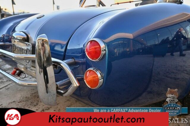 1996 Shelby Cobra Roadster / Classic Roadsters Replica / Tremec 3550 Hi Perf 5 Speed Manual / 351 Windsor V8 / Edelbrock 600 CFM / MSD Ignition / Reed Cams / Leather Bucket Seats / Kenwood Speakers / Only 9k Miles Banglore