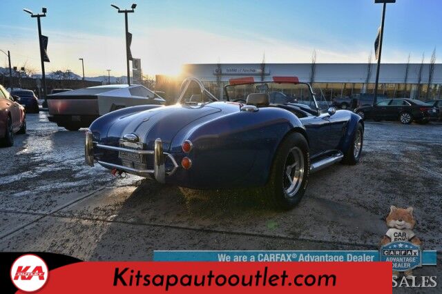 1996 Shelby Cobra Roadster / Classic Roadsters Replica / Tremec 3550 Hi Perf 5 Speed Manual / 351 Windsor V8 / Edelbrock 600 CFM / MSD Ignition / Reed Cams / Leather Bucket Seats / Kenwood Speakers / Only 9k Miles Banglore