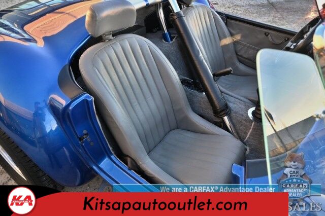 1996 Shelby Cobra Roadster / Classic Roadsters Replica / Tremec 3550 Hi Perf 5 Speed Manual / 351 Windsor V8 / Edelbrock 600 CFM / MSD Ignition / Reed Cams / Leather Bucket Seats / Kenwood Speakers / Only 9k Miles Banglore