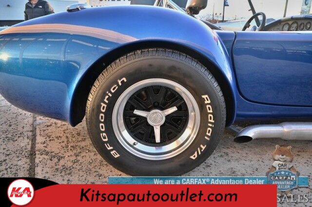 1996 Shelby Cobra Roadster / Classic Roadsters Replica / Tremec 3550 Hi Perf 5 Speed Manual / 351 Windsor V8 / Edelbrock 600 CFM / MSD Ignition / Reed Cams / Leather Bucket Seats / Kenwood Speakers / Only 9k Miles Banglore