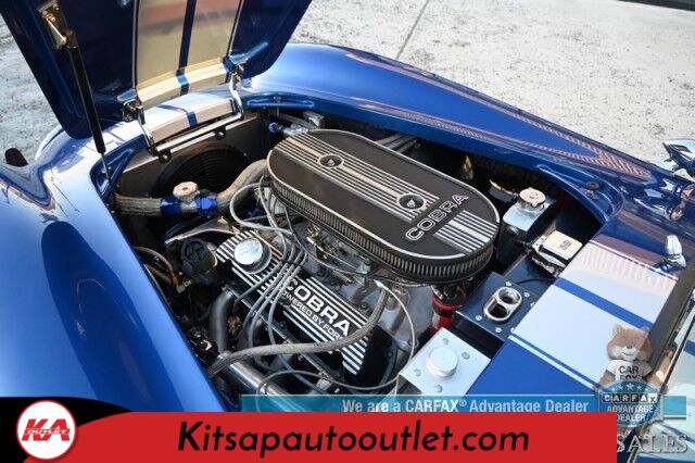 1996 Shelby Cobra Roadster / Classic Roadsters Replica / Tremec 3550 Hi Perf 5 Speed Manual / 351 Windsor V8 / Edelbrock 600 CFM / MSD Ignition / Reed Cams / Leather Bucket Seats / Kenwood Speakers / Only 9k Miles Banglore