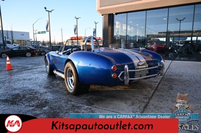 1996 Shelby Cobra Roadster / Classic Roadsters Replica / Tremec 3550 Hi Perf 5 Speed Manual / 351 Windsor V8 / Edelbrock 600 CFM / MSD Ignition / Reed Cams / Leather Bucket Seats / Kenwood Speakers / Only 9k Miles Banglore