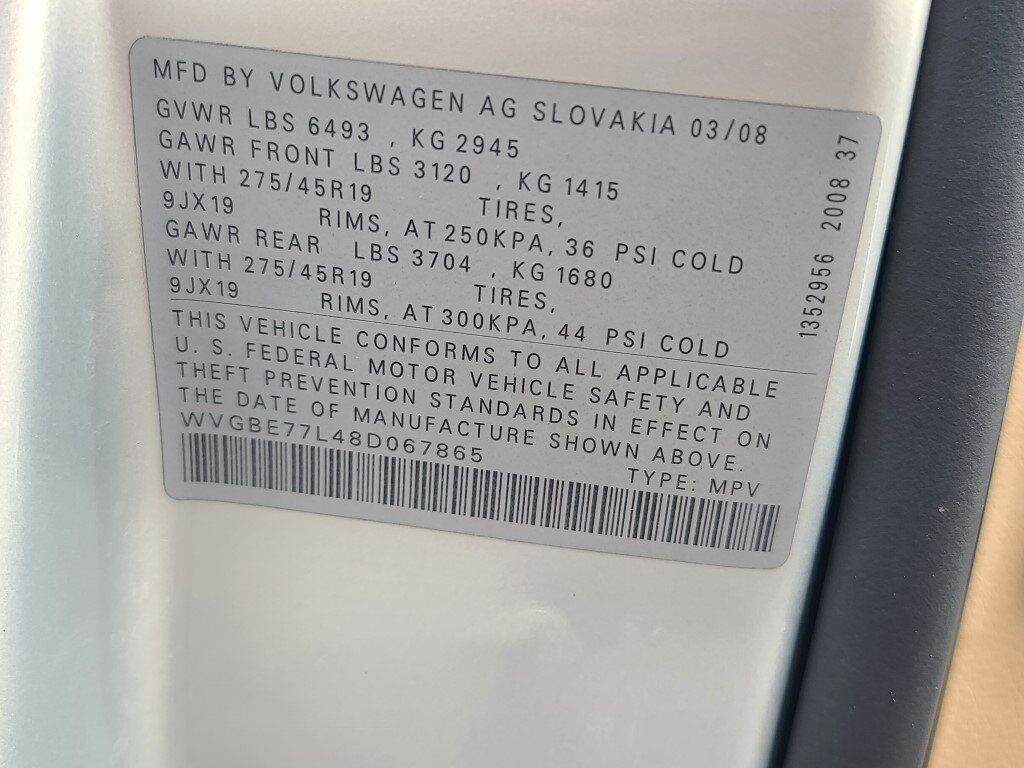 2008 Volkswagen Touareg 2 VR6 FSI Springfield VA