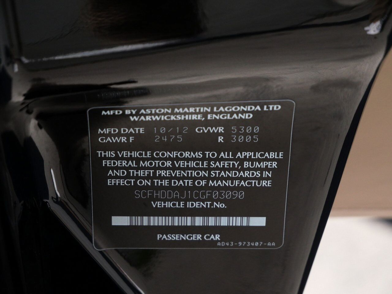 2012 Aston Martin Rapide Lawrence KS