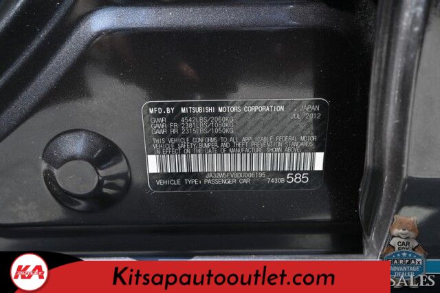 2013 Mitsubishi Lancer Evolution MR / AWD / Touring & Premium Pkg / Power & Heated Recaro Seats / Navigation / Rockford & Fosgate Speakers / Sunroof / Bluetooth / AUX & USB Input Keyless Entry & Start / Cruise Control / 23 MPG Banglore