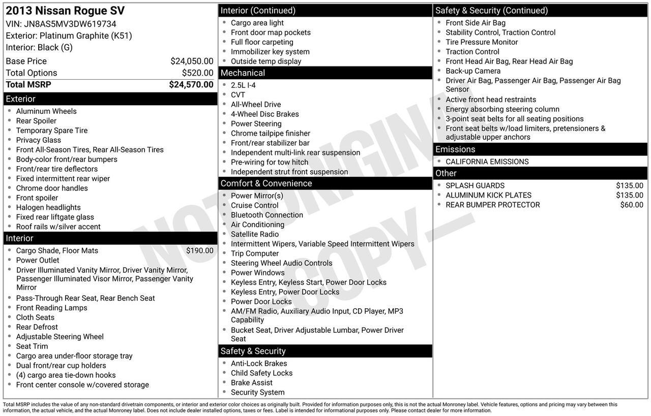 2013 Nissan Rogue SV Oak Ridge TN