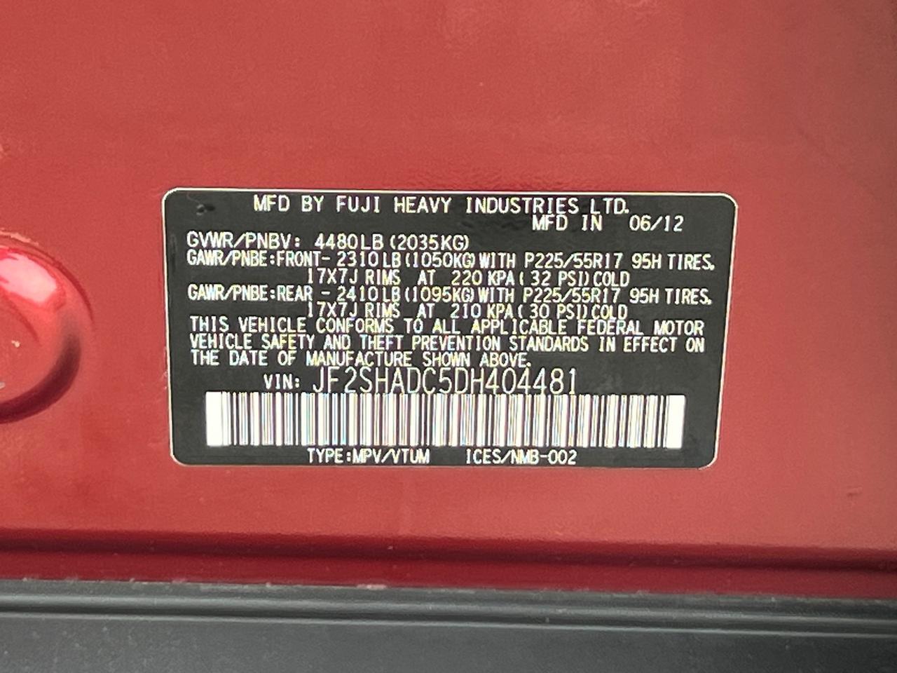 2013 Subaru Forester 2.5X Hagerstown MD