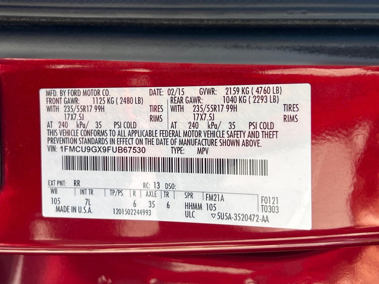 2015 Ford Escape SE Hagerstown MD