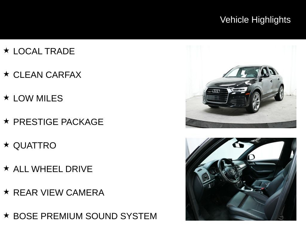 2016 Audi Q3 2.0T Prestige Oak Ridge TN