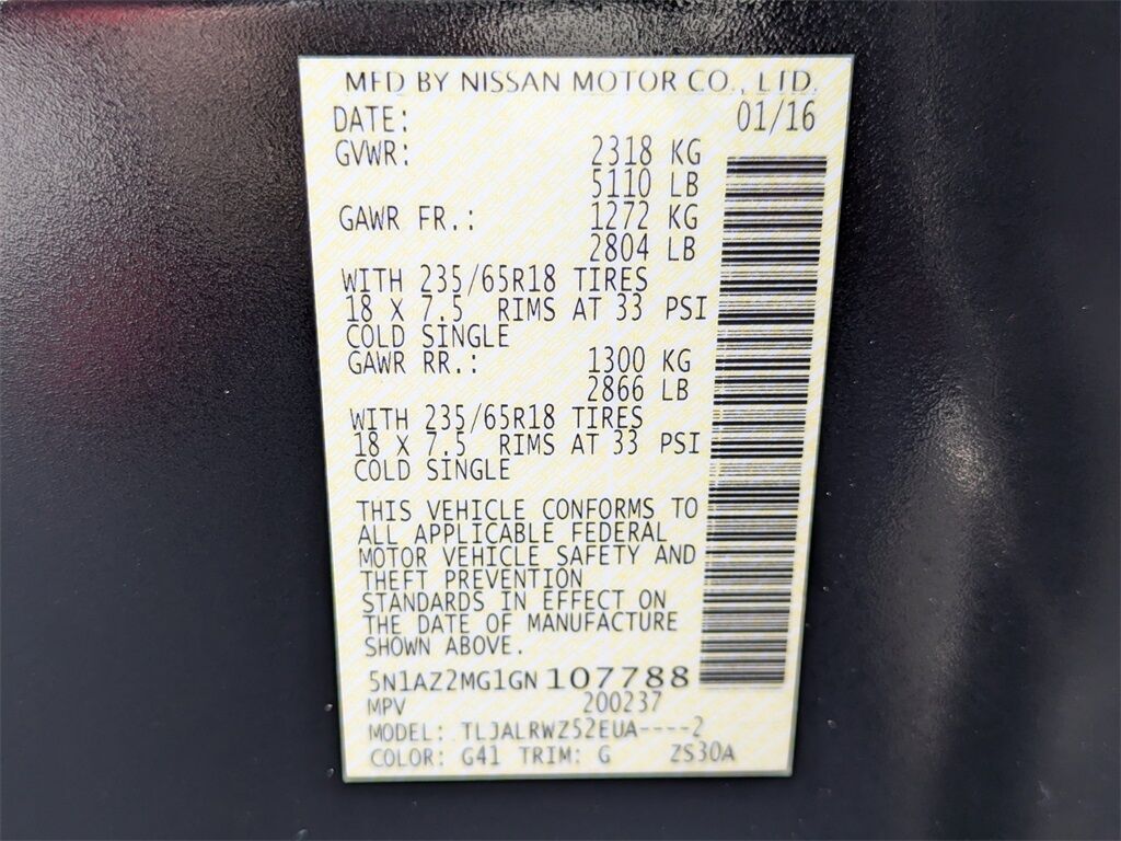 2016 Nissan Murano SL Kennesaw GA