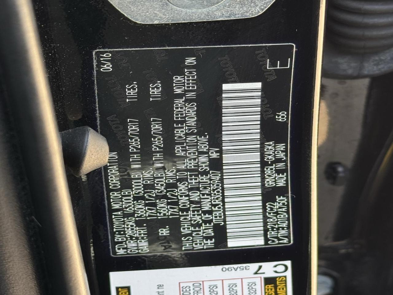 2016 Toyota 4Runner Trail Fredericksburg VA