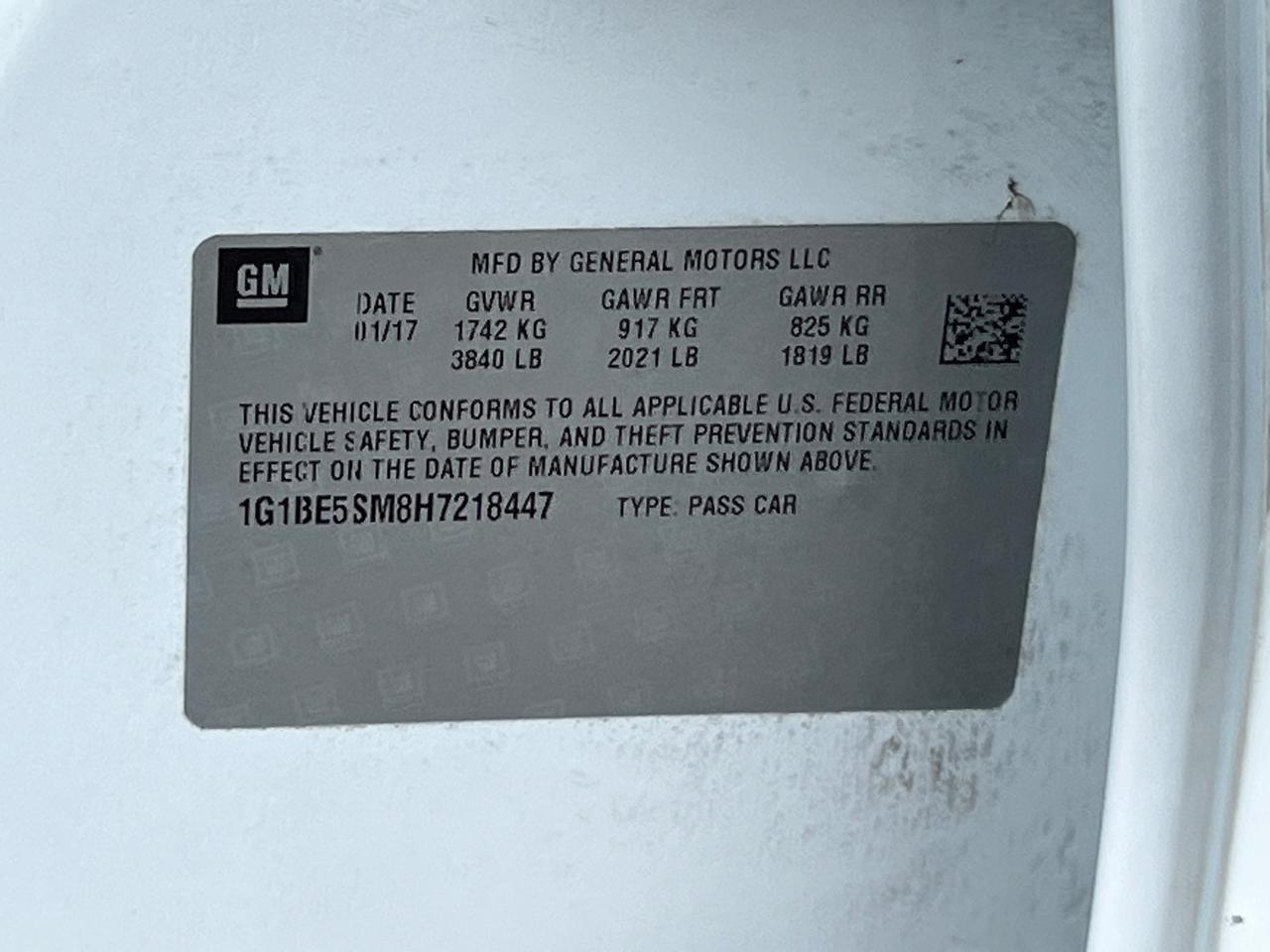 2017 Chevrolet Cruze LT Hagerstown MD