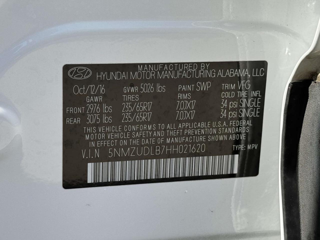 2017 Hyundai Santa Fe Sport 2.4 Base Fredericksburg VA