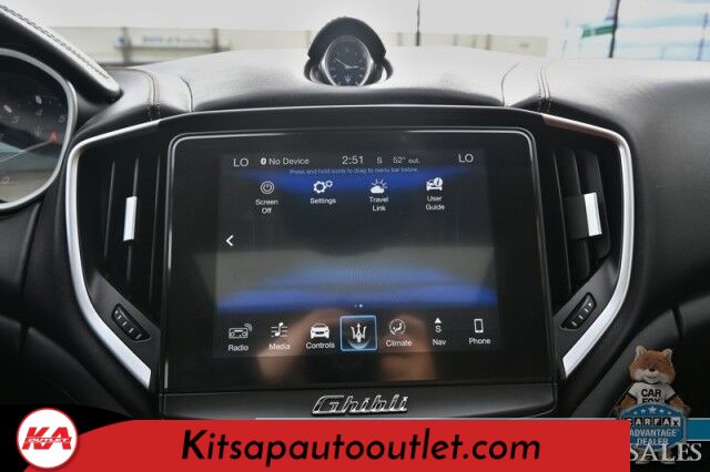 2018 Maserati Ghibli S Q4 GranLusso / AWD / AutoStart / Heated & Cooled Leather Seats / Sunroof / Harman Kardon Speakers / Blind Spot Alert / Bluetooth / Backup Camera / Keyless Entry & Start / 24 MPG Banglore