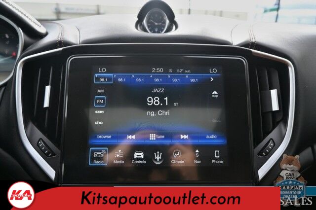 2018 Maserati Ghibli S Q4 GranLusso / AWD / AutoStart / Heated & Cooled Leather Seats / Sunroof / Harman Kardon Speakers / Blind Spot Alert / Bluetooth / Backup Camera / Keyless Entry & Start / 24 MPG Banglore