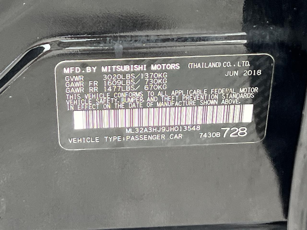 2018 Mitsubishi Mirage ES Hagerstown MD