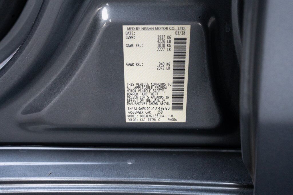 2018 Nissan Altima 2.5 SV White Marsh MD