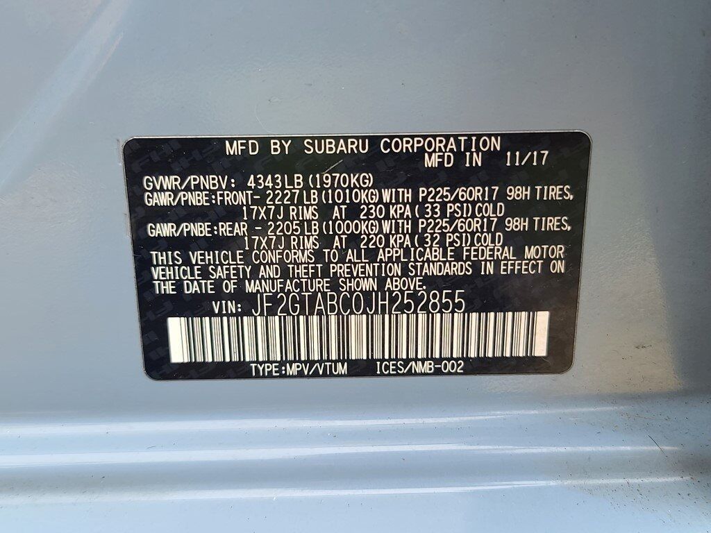 2018 Subaru Crosstrek 2.0i Premium Springfield VA