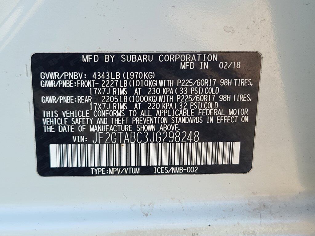 2018 Subaru Crosstrek 2.0i Premium Springfield VA