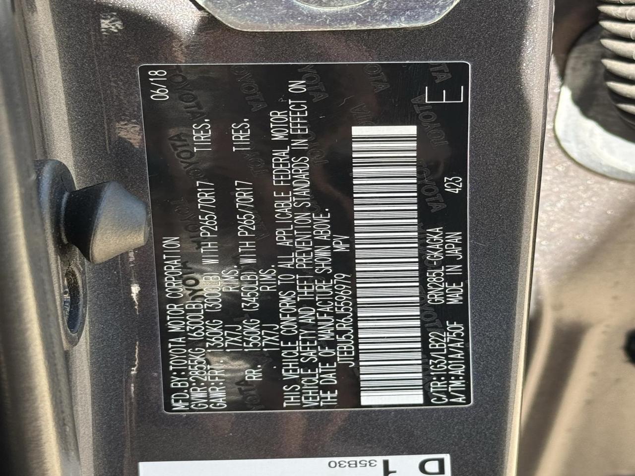 2018 Toyota 4Runner SR5 Premium Fredericksburg VA