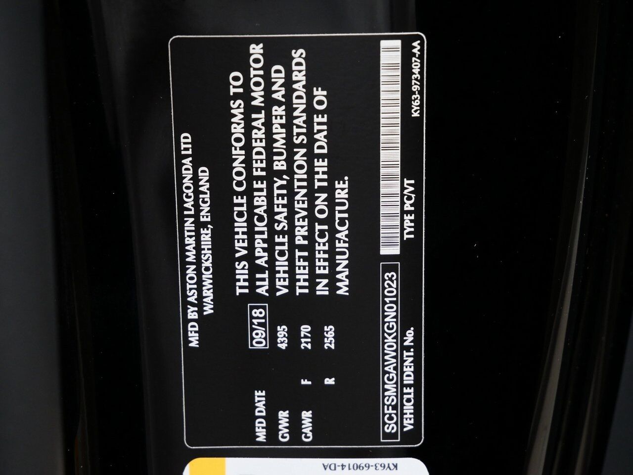 2019 Aston Martin Vantage Lawrence KS