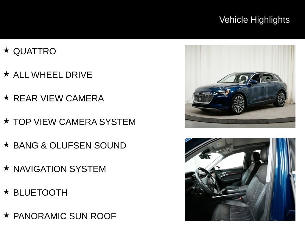 2019 Audi e-tron Prestige Oak Ridge TN