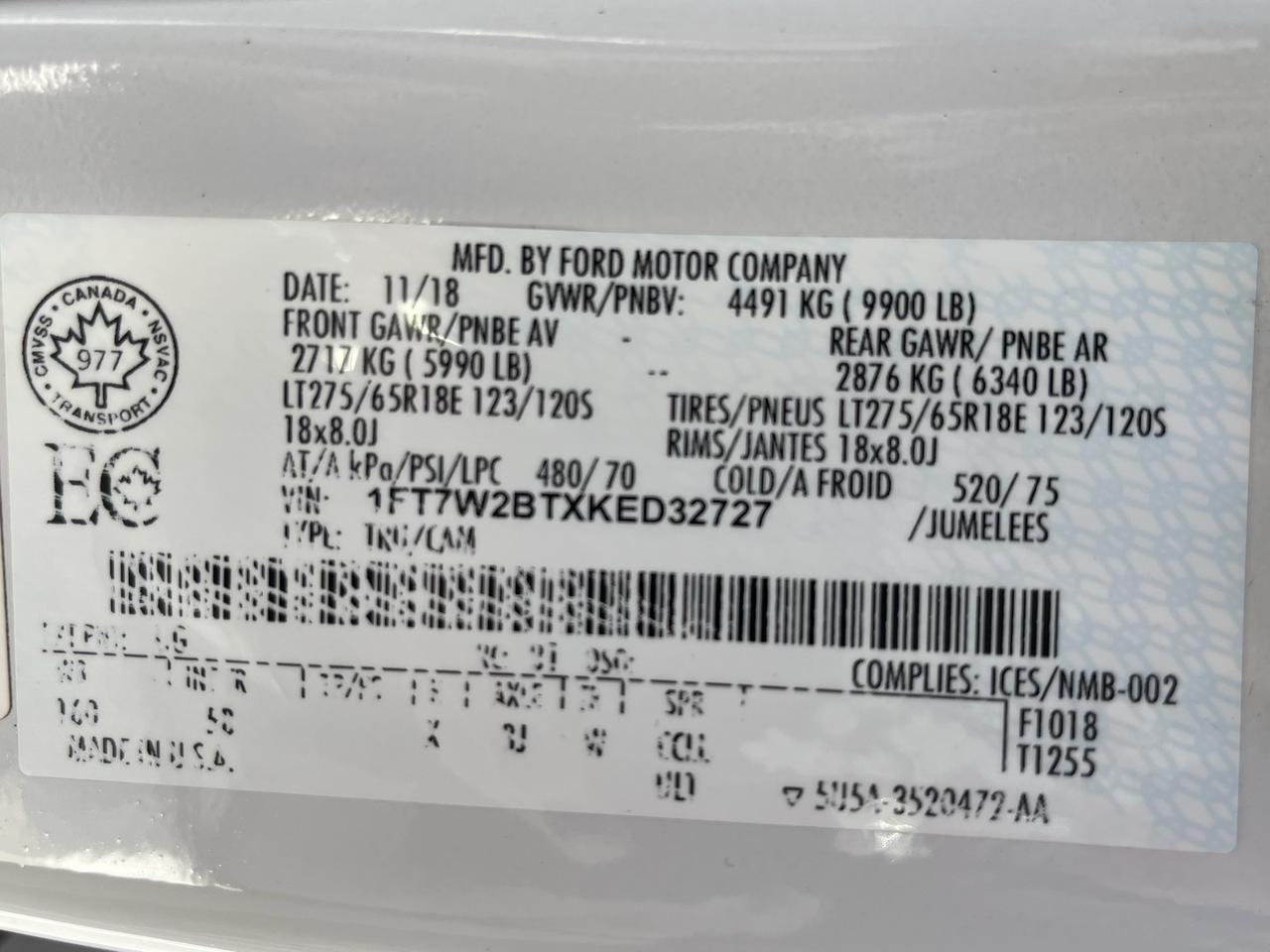 2019 Ford F-250SD Lariat Richmond VA