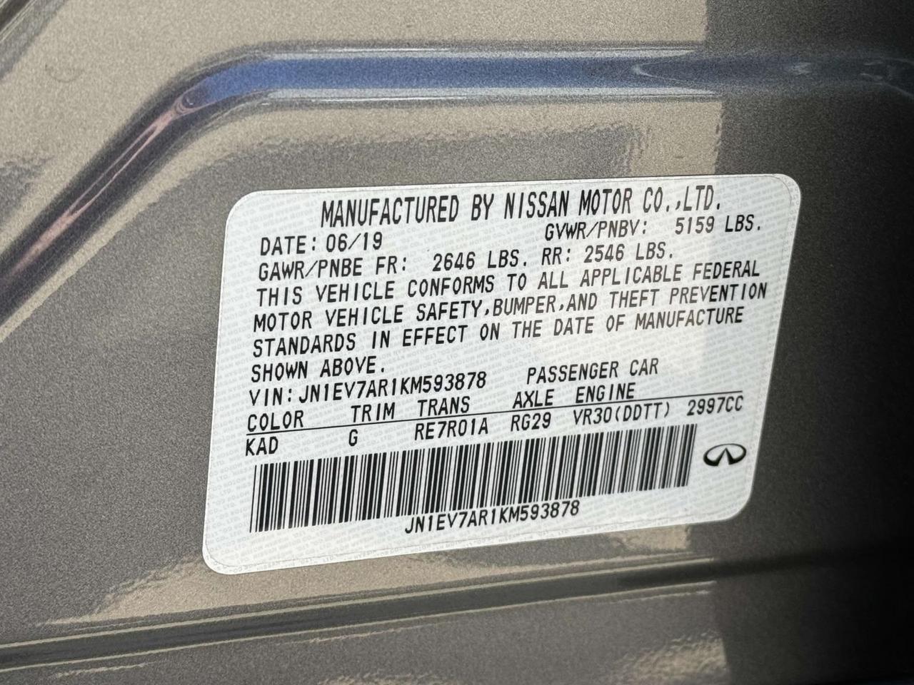 2019 INFINITI Q50 Sport Fredericksburg VA