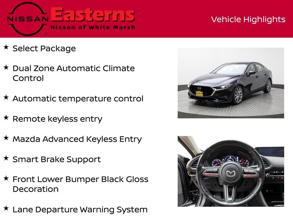 2019 MAZDA Mazda3 Select White Marsh MD