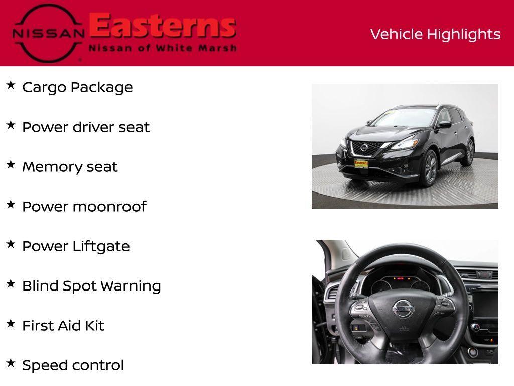 2019 Nissan Murano Platinum White Marsh MD