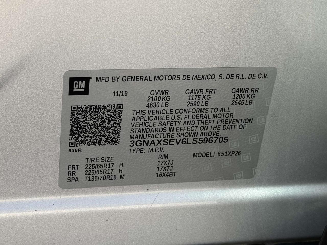 2020 Chevrolet Equinox LS Fredericksburg VA