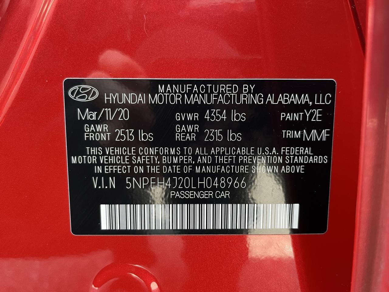 2020 Hyundai Sonata Limited Glen Burnie MD