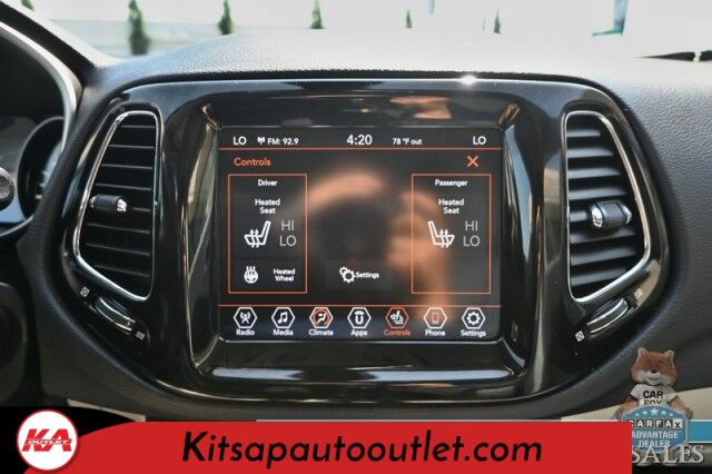 2020 Jeep Compass Limited / 4X4 / AutoStart / Power & Heated Leather Seats / Heated Steering Wheel / Apple CarPlay & Android Auto / Back Up Camera / Cruise Control / Keyless Entry & Start / Alloy Wheels / 30 MPG / 1-Owner Banglore