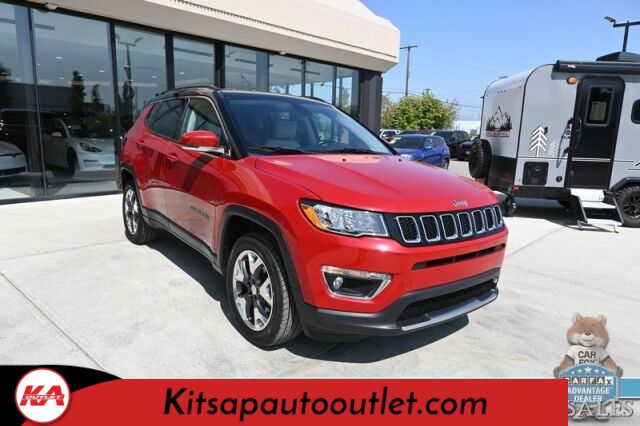 2020 Jeep Compass Limited / 4X4 / AutoStart / Power & Heated Leather Seats / Heated Steering Wheel / Apple CarPlay & Android Auto / Back Up Camera / Cruise Control / Keyless Entry & Start / Alloy Wheels / 30 MPG / 1-Owner Banglore