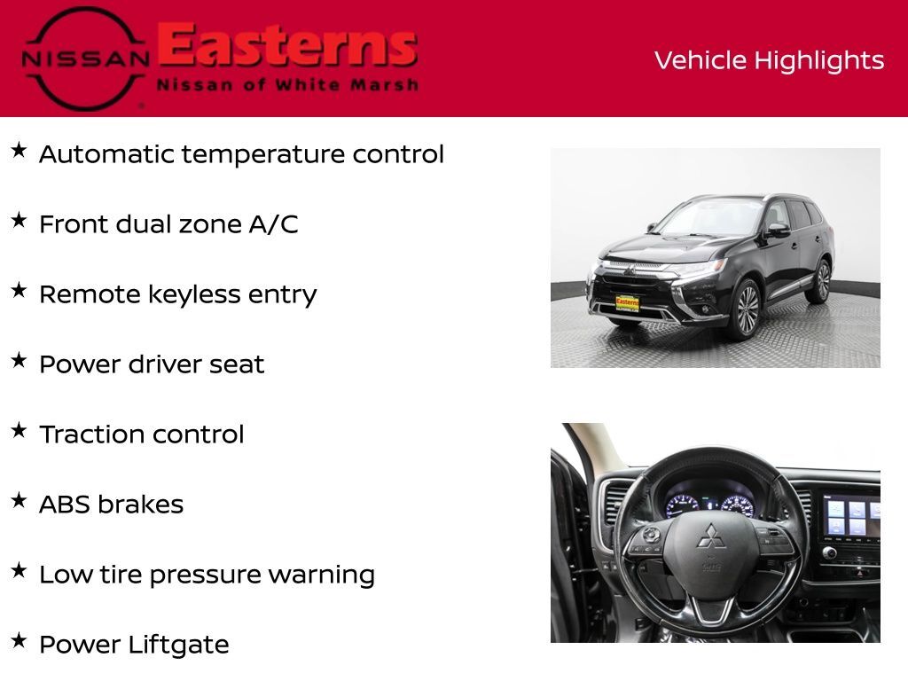 2020 Mitsubishi Outlander SEL White Marsh MD