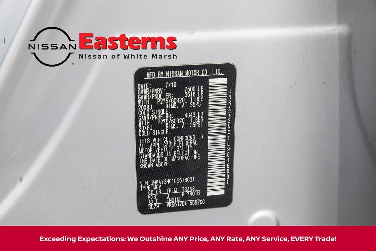 2020 Nissan Armada SL White Marsh MD