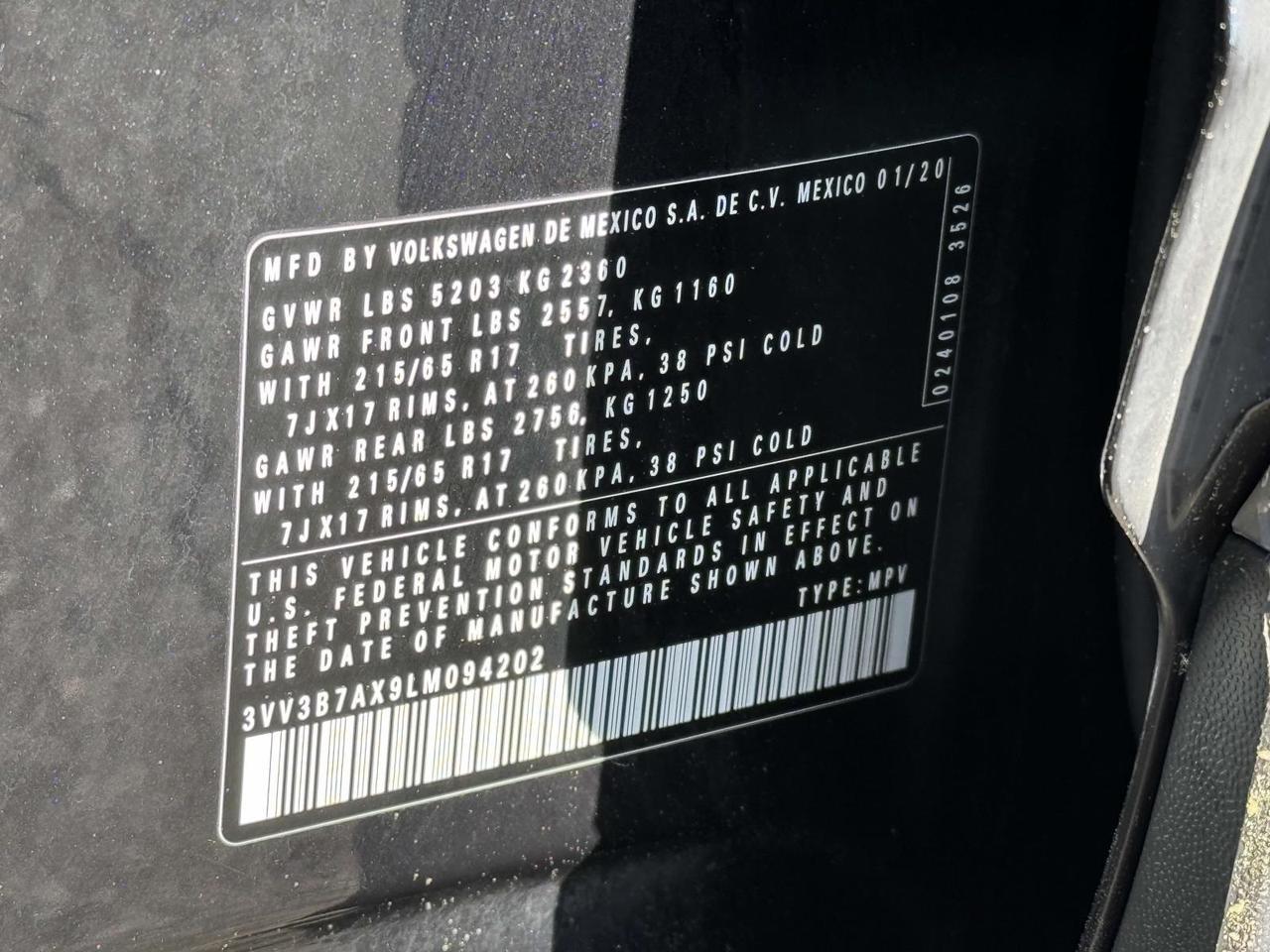 2020 Volkswagen Tiguan 2.0T SE Fredericksburg VA