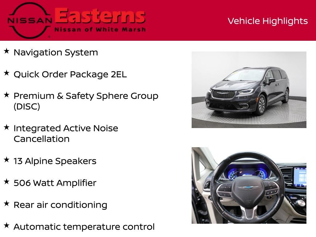 2021 Chrysler Pacifica Hybrid Touring L White Marsh MD