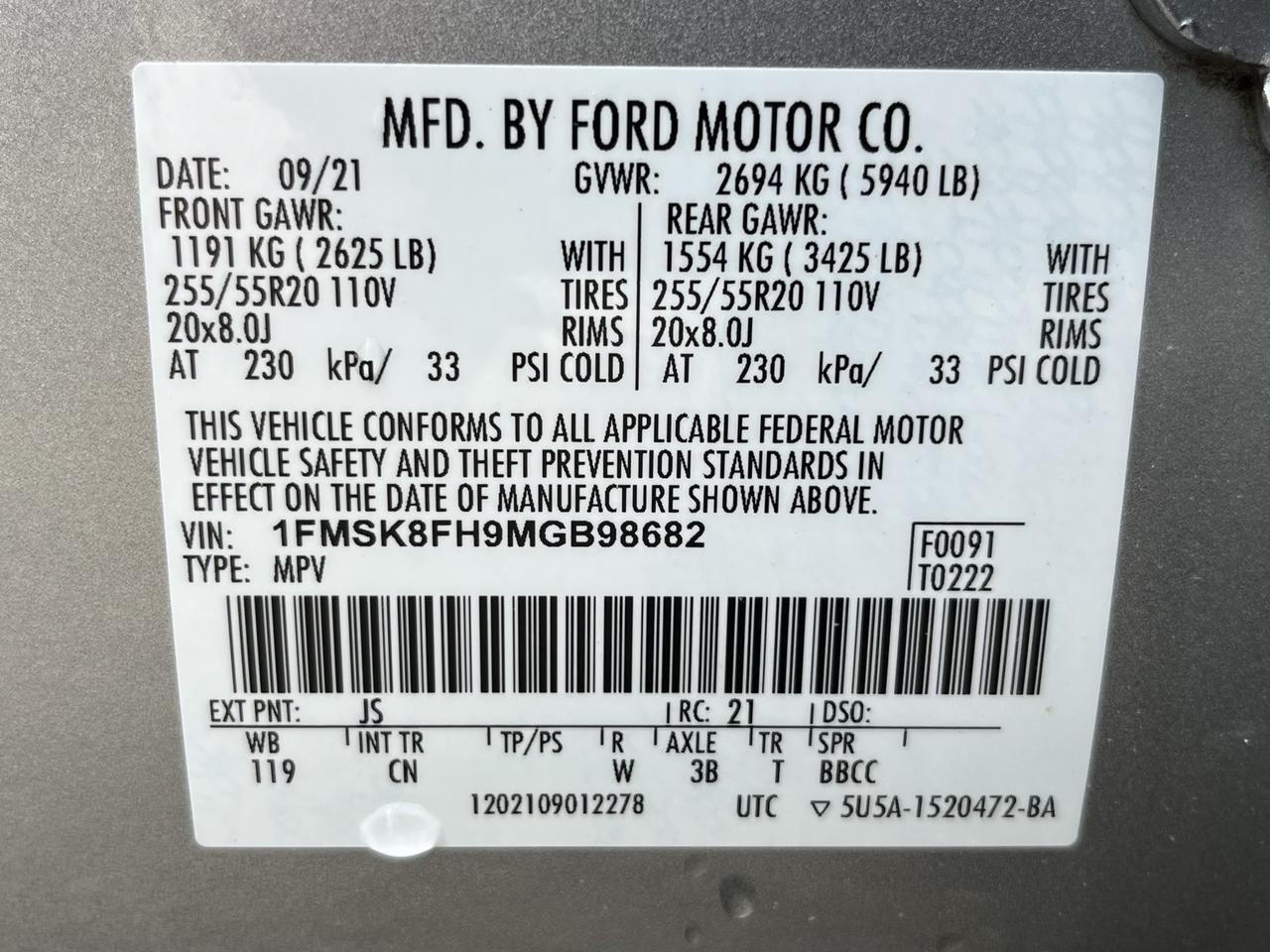 2021 Ford Explorer Limited Glen Burnie MD