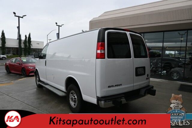 2021 GMC Savana Cargo Van 2500 / Chrome Appearance & Cold Climate Pkg / 4.3L V6 / Driver Convenience Pkg / Bulkhead / Power Locks, Windows & Mirrors / Aux Input / Air Conditioning / Cruise Control / Running Boards / 1-Owner Banglore