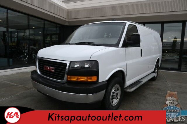 2021 GMC Savana Cargo Van 2500 / Chrome Appearance & Cold Climate Pkg / 4.3L V6 / Driver Convenience Pkg / Bulkhead / Power Locks, Windows & Mirrors / Aux Input / Air Conditioning / Cruise Control / Running Boards / 1-Owner Banglore