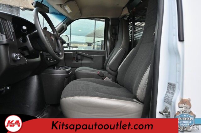 2021 GMC Savana Cargo Van 2500 / Chrome Appearance & Cold Climate Pkg / 4.3L V6 / Driver Convenience Pkg / Bulkhead / Power Locks, Windows & Mirrors / Aux Input / Air Conditioning / Cruise Control / Running Boards / 1-Owner Banglore