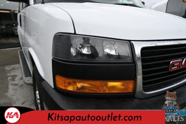 2021 GMC Savana Cargo Van 2500 / Chrome Appearance & Cold Climate Pkg / 4.3L V6 / Driver Convenience Pkg / Bulkhead / Power Locks, Windows & Mirrors / Aux Input / Air Conditioning / Cruise Control / Running Boards / 1-Owner Banglore