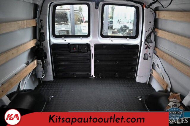 2021 GMC Savana Cargo Van 2500 / Chrome Appearance & Cold Climate Pkg / 4.3L V6 / Driver Convenience Pkg / Bulkhead / Power Locks, Windows & Mirrors / Aux Input / Air Conditioning / Cruise Control / Running Boards / 1-Owner Banglore